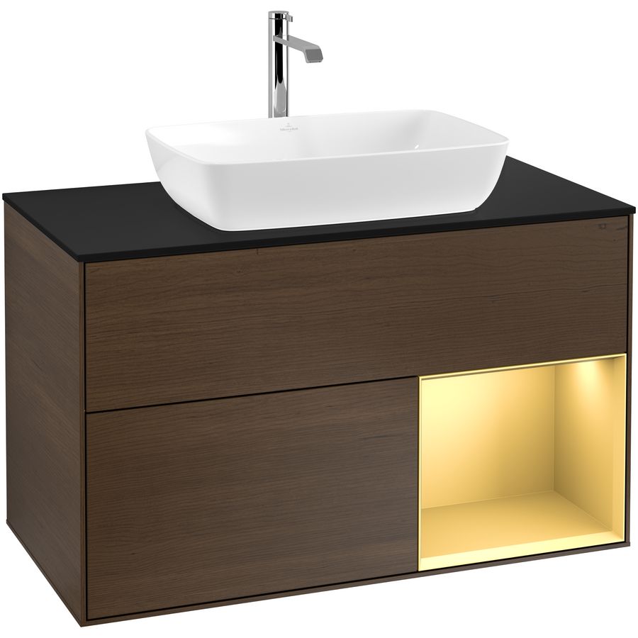 Wastafelonderkast Finion 1000x603x501mm W.Veneer F782HFGN
