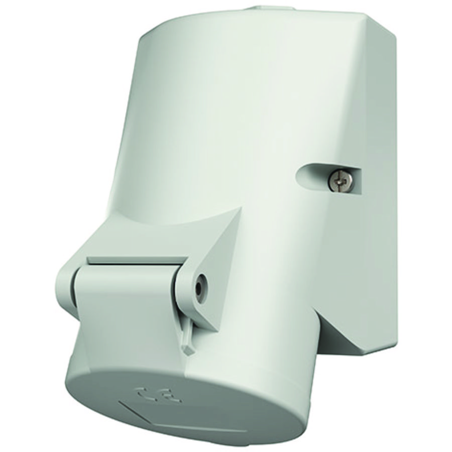 Wandcontactdoos 16A 5-polig  1H 50V IP44 2675