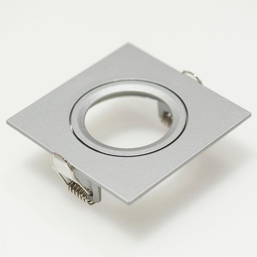 Downlight ring vierkant 88(76)mm zilver 42180142