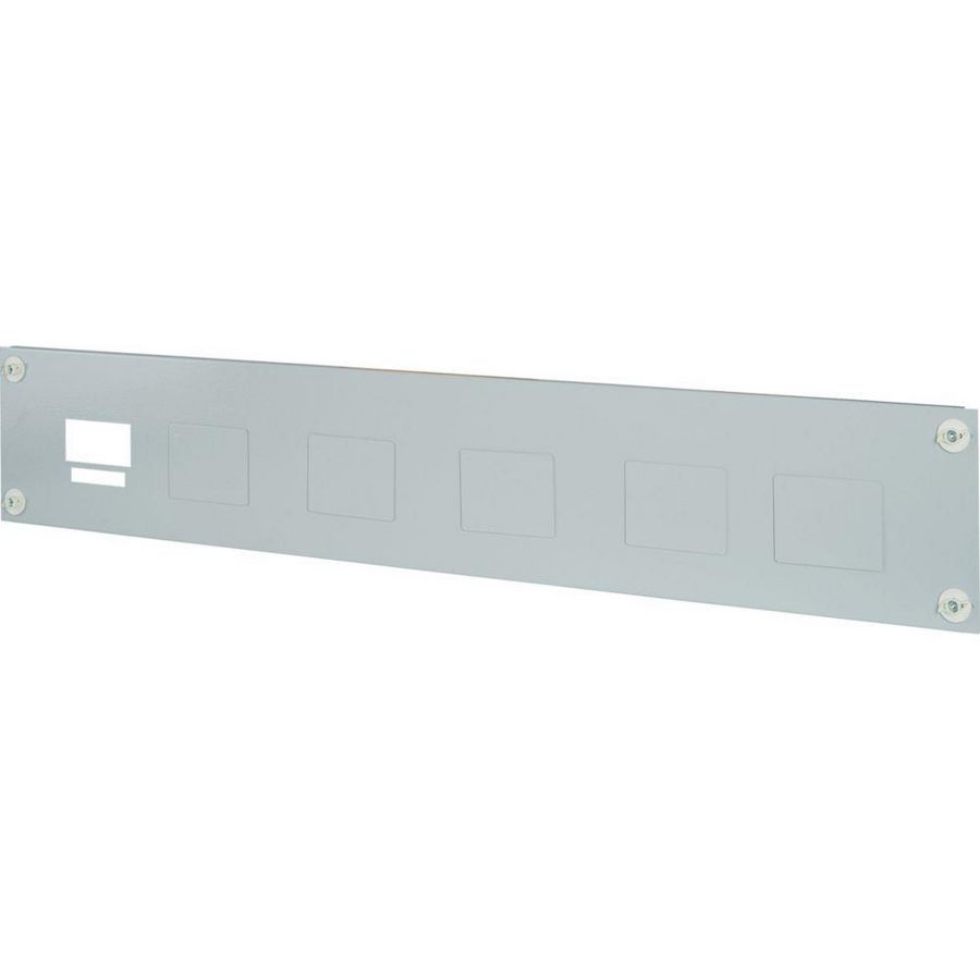 Frontplaat plaatstaal 11xNZM1 3P 8xNZM1 4P vert.aansl. 200x