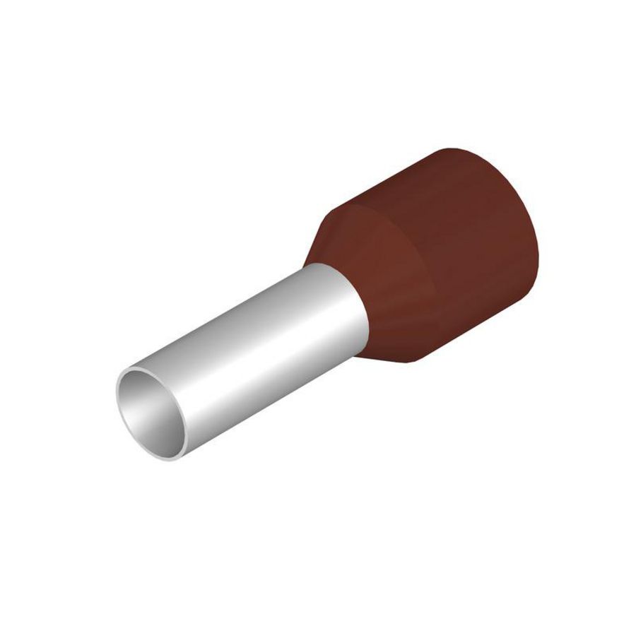 Adereindhuls 10mm² Stripping l: 15mm brown VVE=100