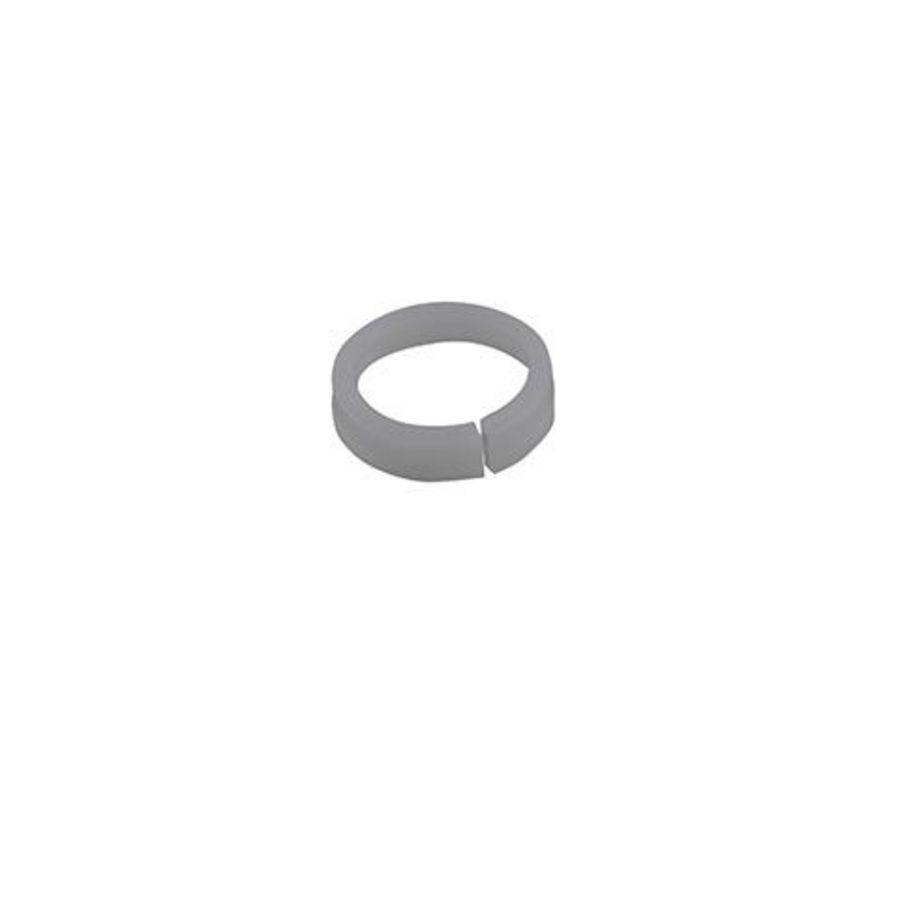 Klemring wit/glad