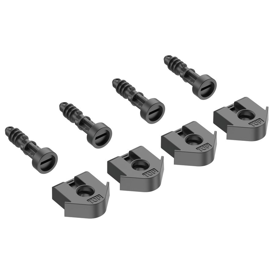 Schroeven-set diepzwart 72204001