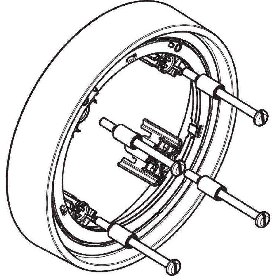Adapter voor verlengstuk rond 22mm