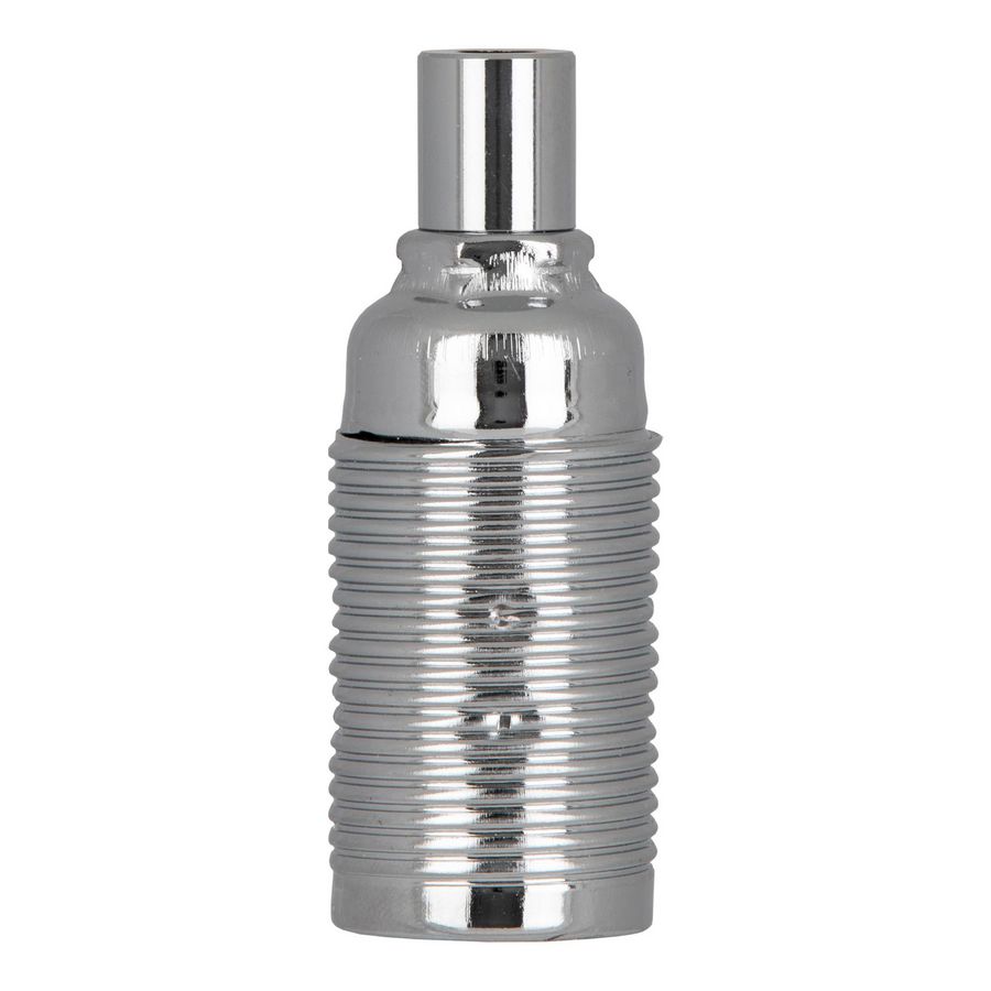 Lamphouder Alu Metal screw E14 chroom