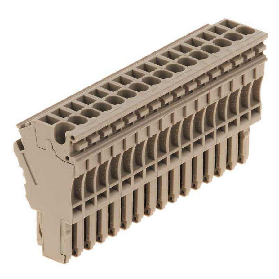 Plug (terminal) d.beige 2.5mm2 24 A, 1815340000 VVE=10