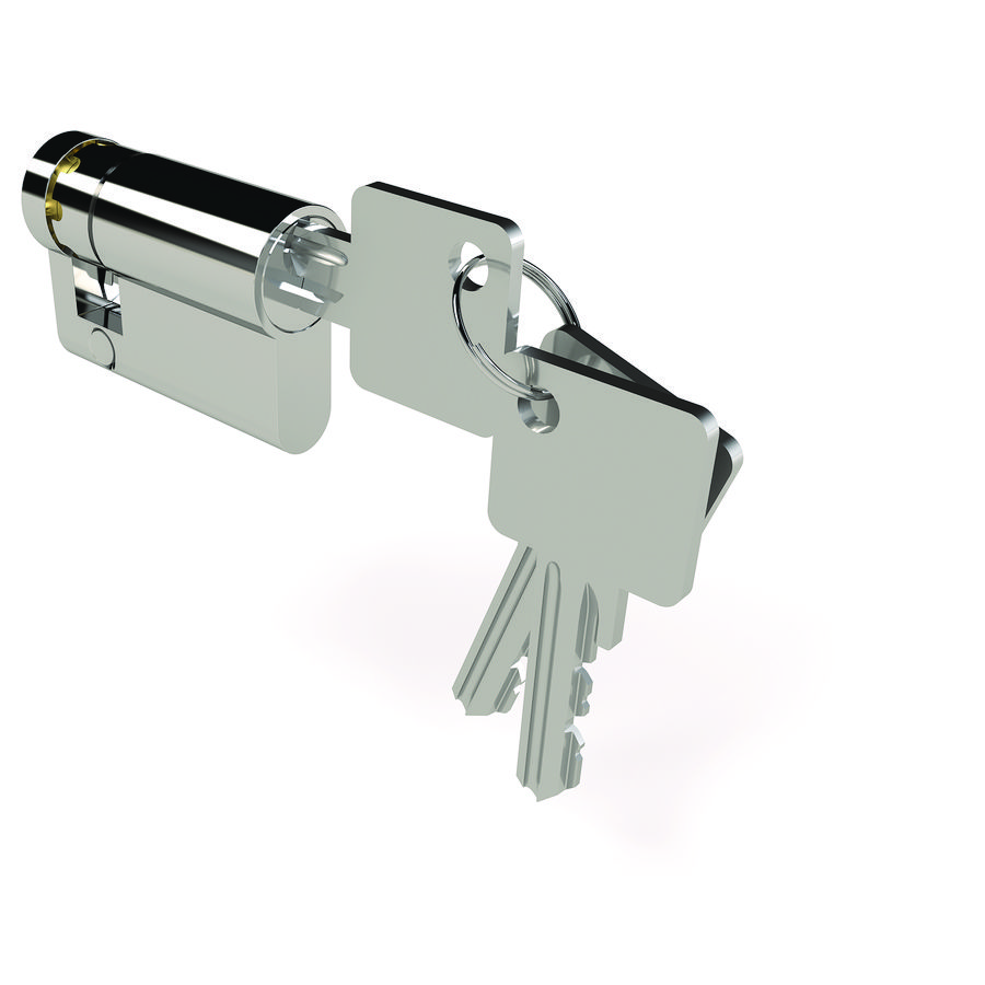 TRESOR-slot met uniform sleutelnummer
