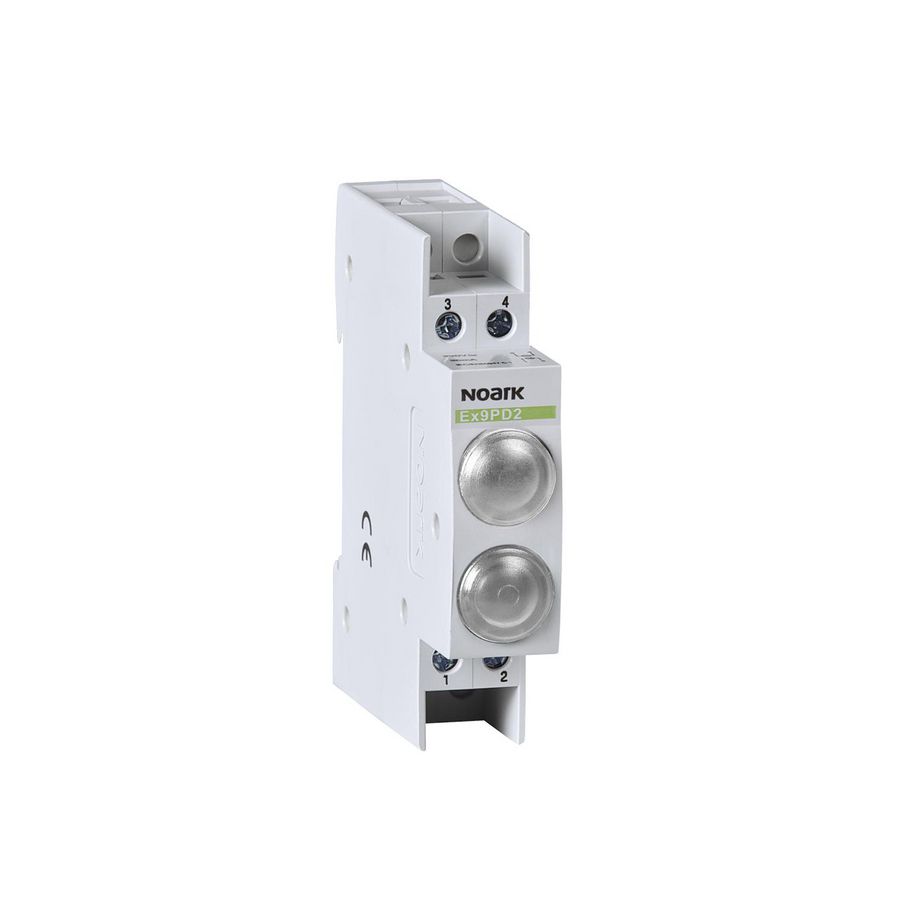 Signaallamp 110V AC/DC 1 wit LED and 1 wit LED