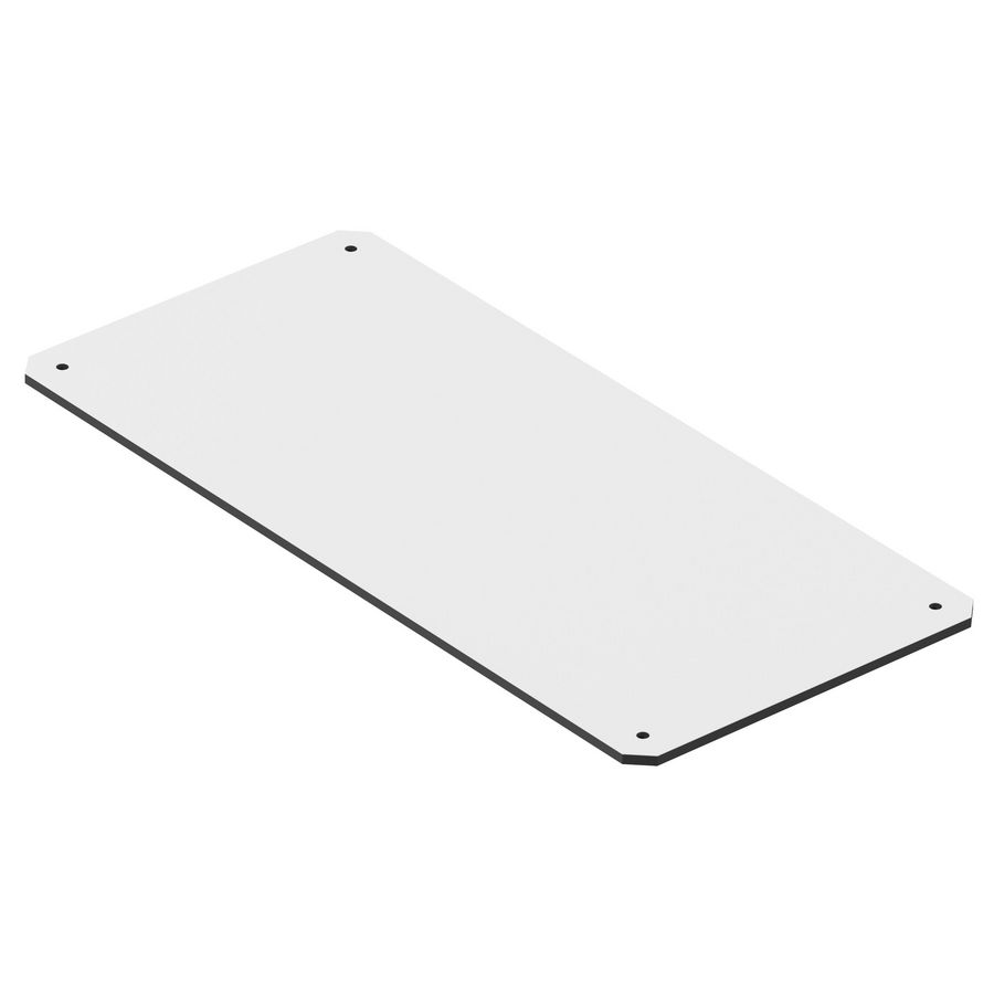 Montageplaat deur lichtgrijs 72202401