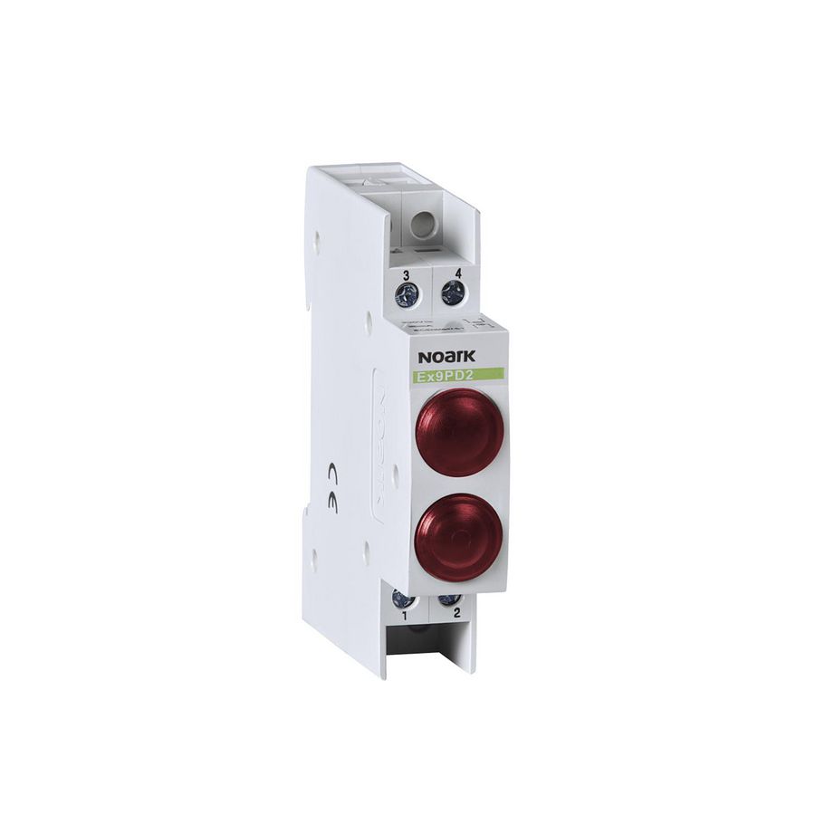 Signaallamp 110V AC/DC 1 rood LED and 1 rood LED