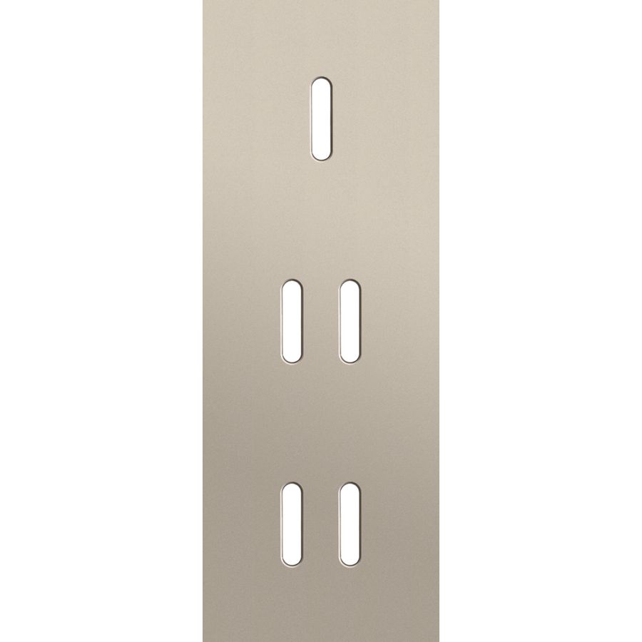 Afdekplaat 3-voud vertic. 71mm centerafst 166-56953