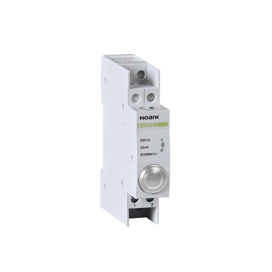 Signaallamp 110V AC/DC 1 wit LED