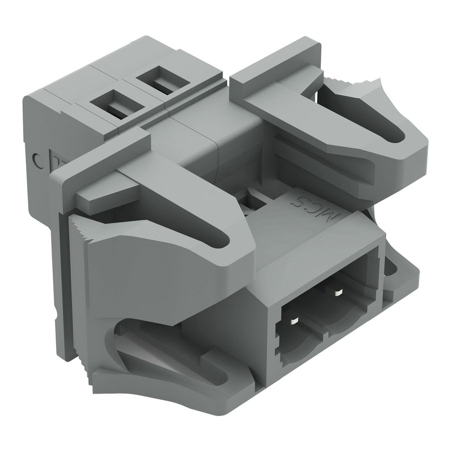1-draads male steker 2,5mm² grijs 231-602/114-000 VVE=50