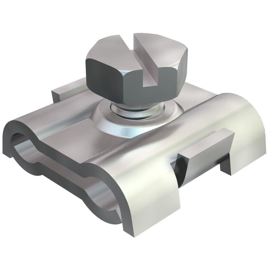 Staaldraadklem 3-6mm staal galvanisch verzinkt VVE=100