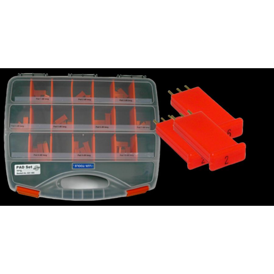 Koffer PAD-set lang 10x20 1-20dB