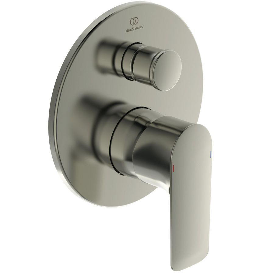 Connect Air bad/douchemengkraan opbouwd. vul overl. silver storm (rvs look)