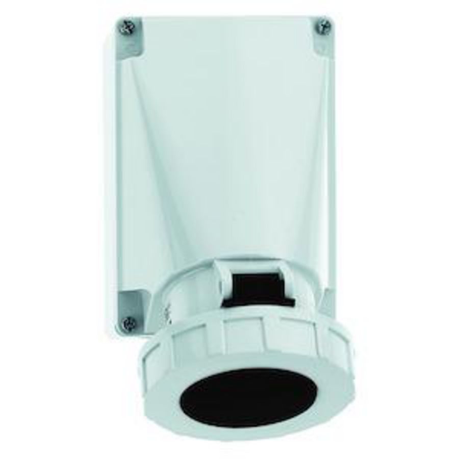 Wandcontactdoos 7h 63A 5P 500V IP67 170x118 Ni