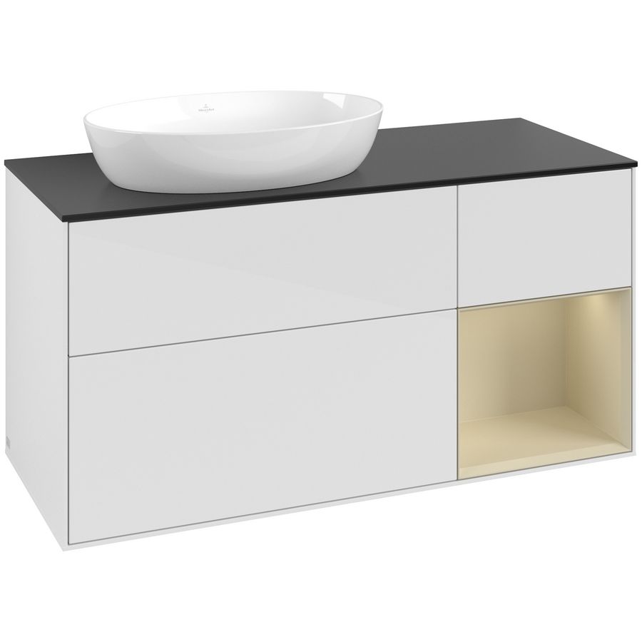 Wastafelonderkast Finion 1200x603x501mm G.White.L FA52HJGF