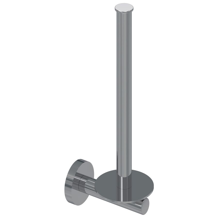 Reserverolhouder wand 2 rollen chroom