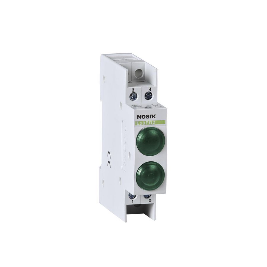 Signaallamp 110V AC/DC 2 groen LED