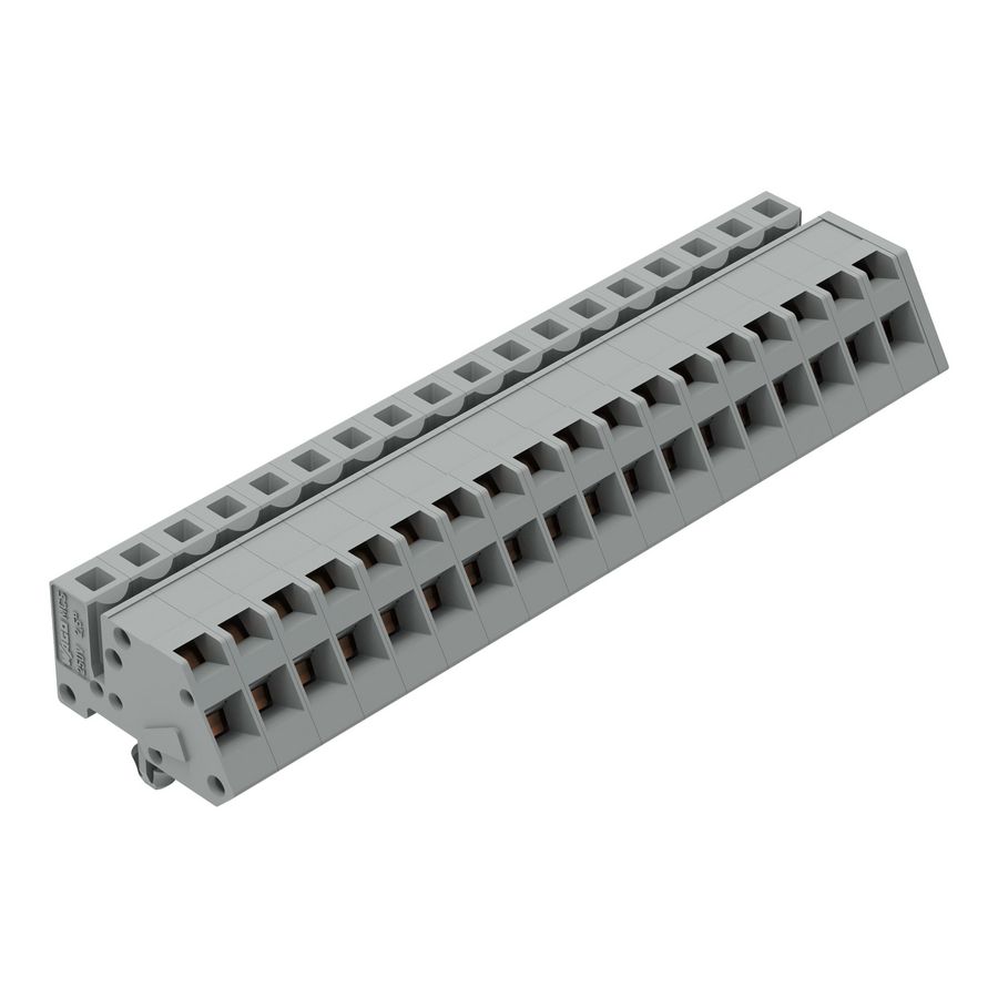 1-draads FE steker HA 2,5mm² grijs 731-518/008-000 VVE=25