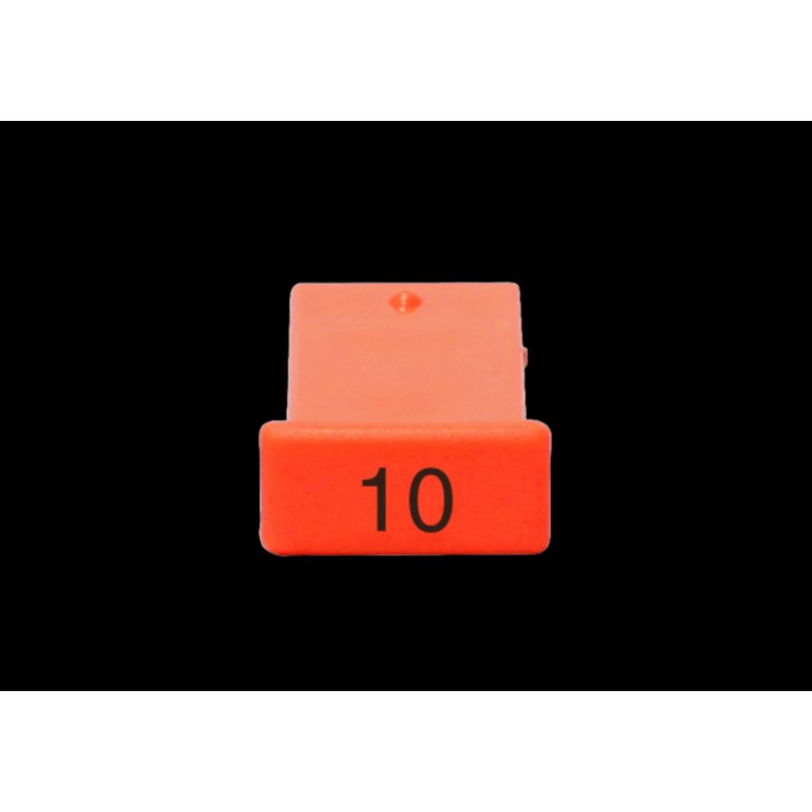 Insteek effenaar/demper 10,0 dB lange uitvoering VVE=10