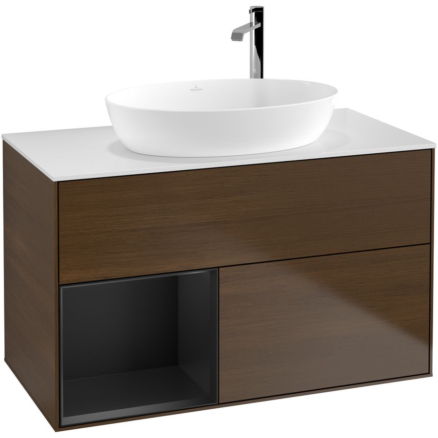 Wastafelonderkast Finion 1000x603x501mm W.Veneer F891PDGN