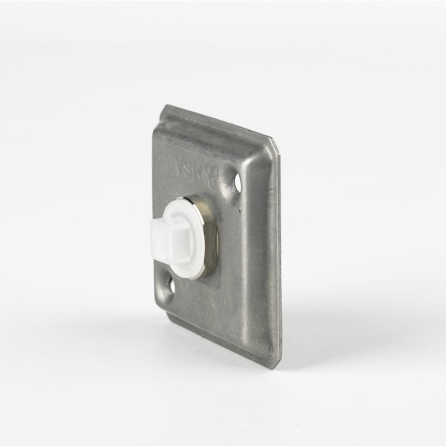 Gevelplaat RVS 1/2"bn.x1/2"bn