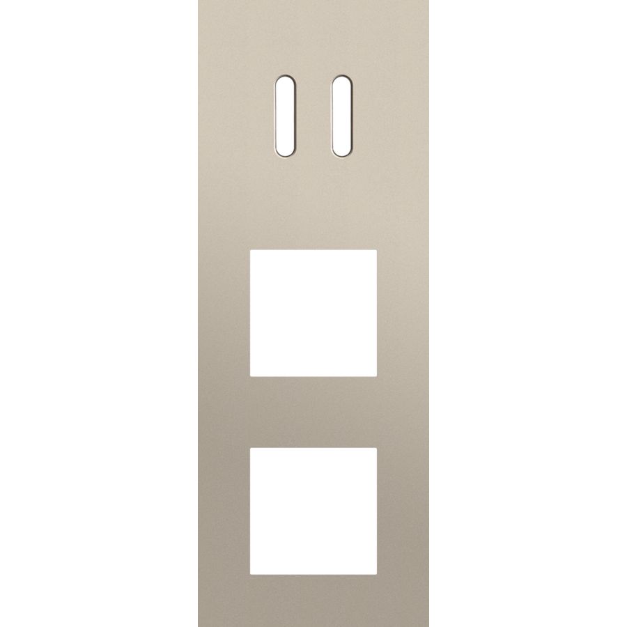 Afdekplaat 3-voud vertic. 71mm centerafst 166-56956