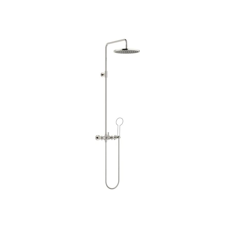 TARA Showerpipe z.handdouche 300mm Platina