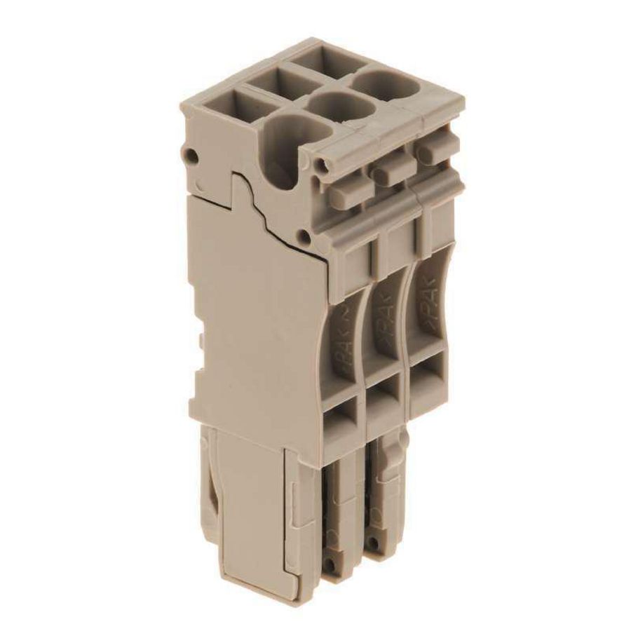 Plug Plug-in d.beige 2.5mm2 24 A 500 1815450000 VVE=25