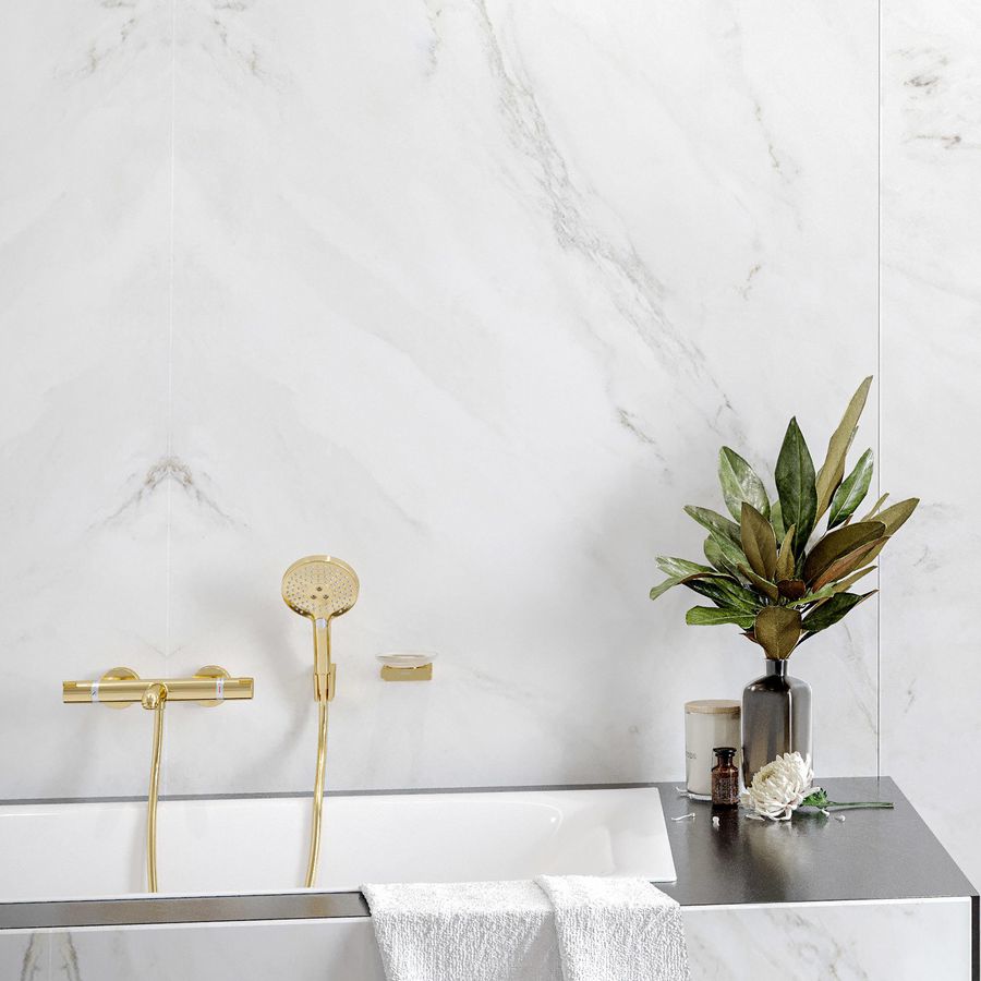 Doucheslang Isiflex 1250mm 28272990 polished gold optic