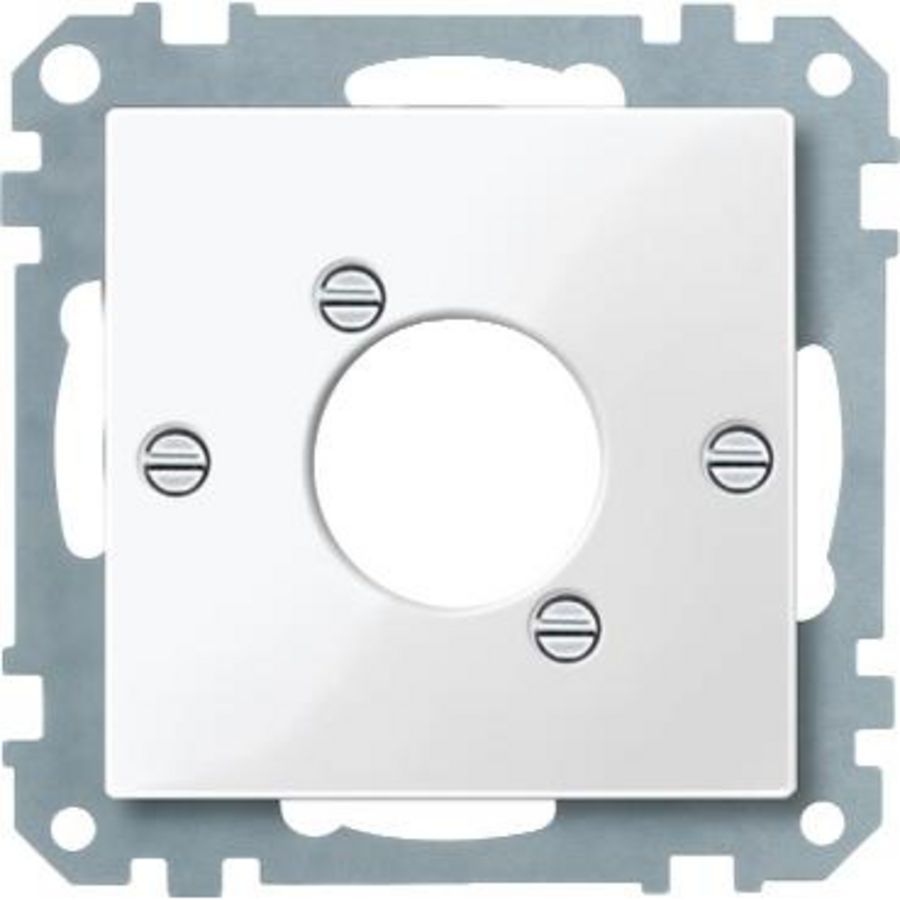 CentRALplate XLR audio plug conn. polar white glossy Syste