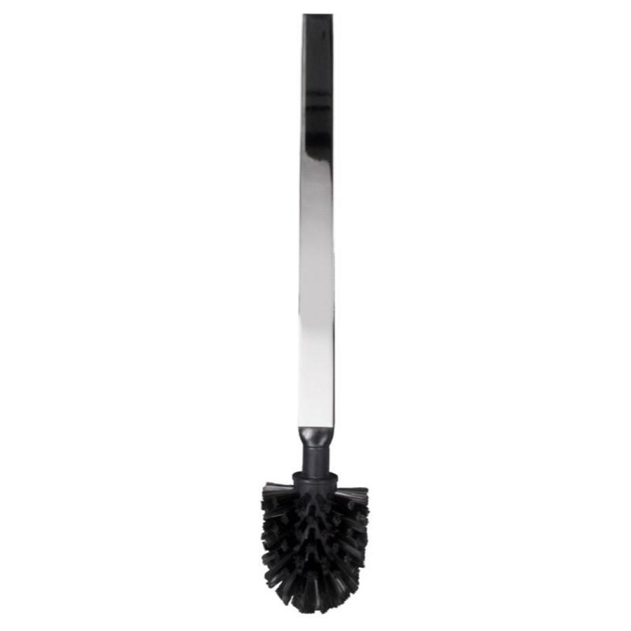Borstelkop zwart, diam70mm, borstelsteel chroom, (131520401)
