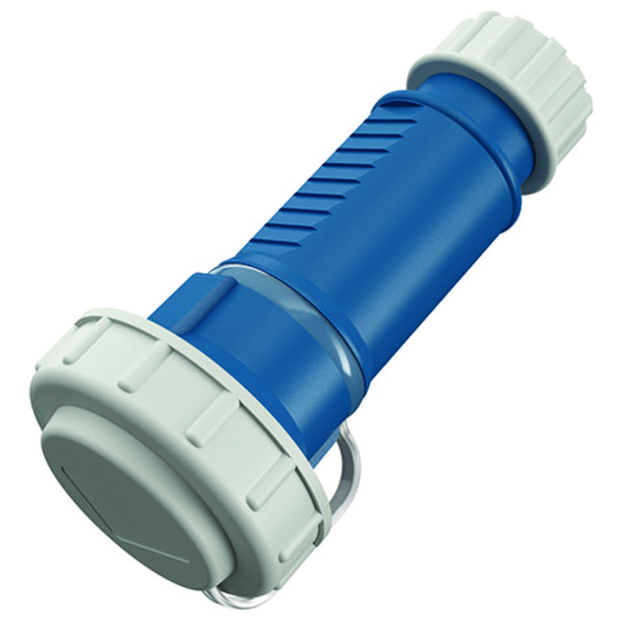 Koppelcontactstop 16A 2P+A 230V IP68 SCH grijs/blauw