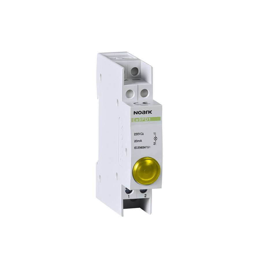 Signaallamp 110V AC/DC 1 geel LED