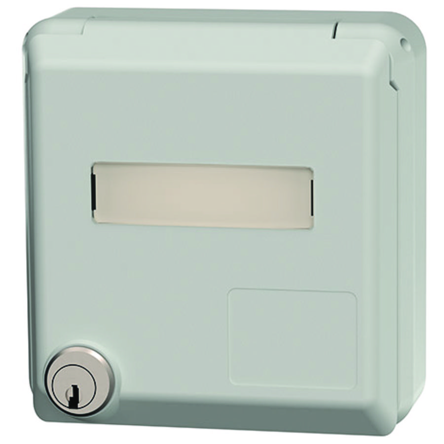 Data Inbouwwandcontactdoos IP44 BTR E-DAT mod. grijs