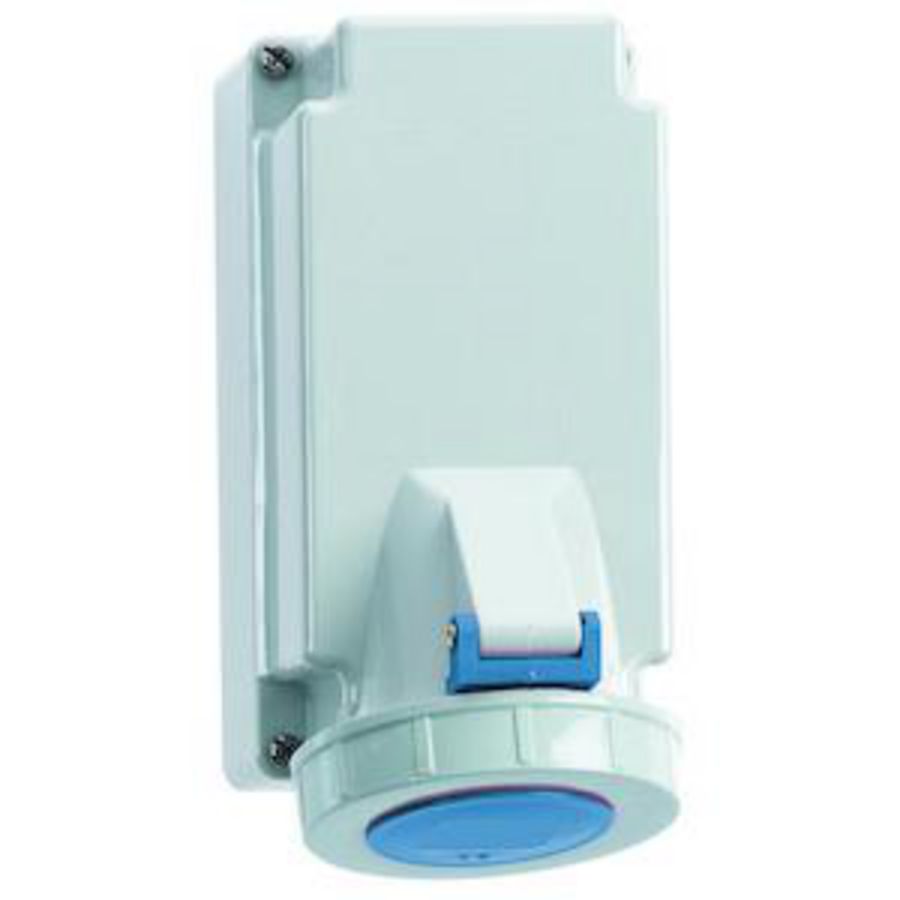 Wandcontactdoos 9h 16A 7P 230V IP67 170x90 Ni