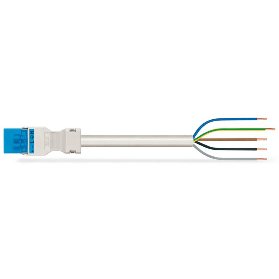 Geconf.aansluitkabel Eca Steker/open einde 891-8985/206-102