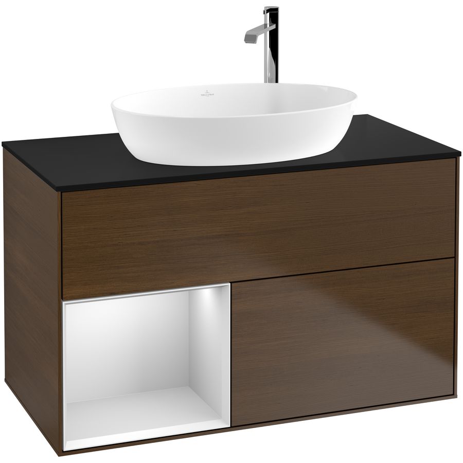 Wastafelonderkast Finion 1000x603x501mm W.Veneer F892MTGN