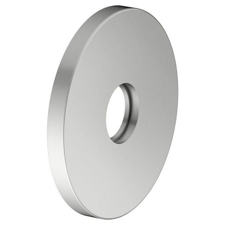 Wandrozet rond voor 59545/59547/59592 105mm roestvrij