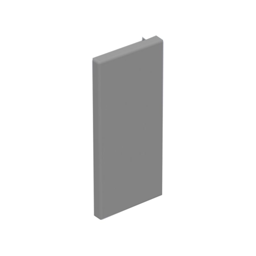 Zak a 2st. Eindstuk GGK FB 100x230 grijs RAL7030