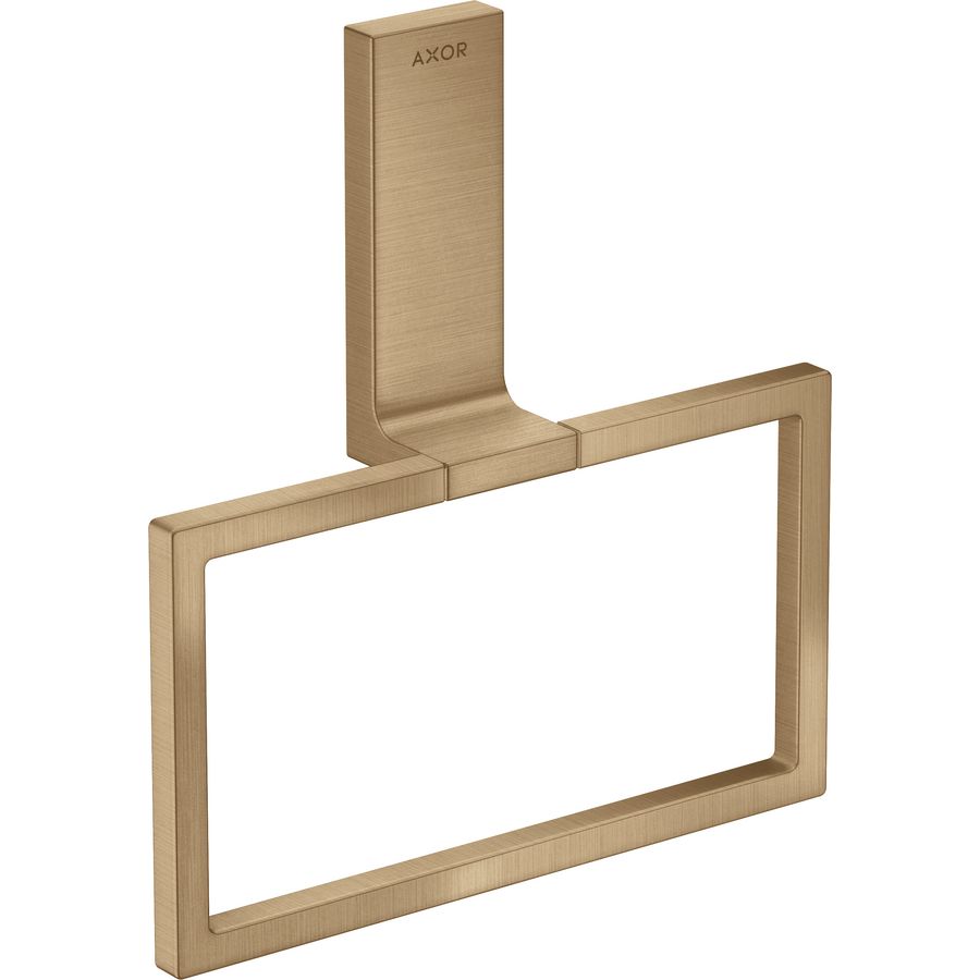 AXOR Universal Rectangular handdoekring Brushed Bronze