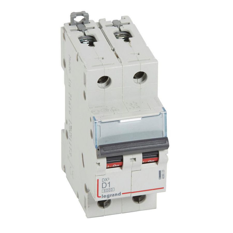 Installatieautomaat DX³ 6000A/10kA 2-polig D-karakteristiek 1A