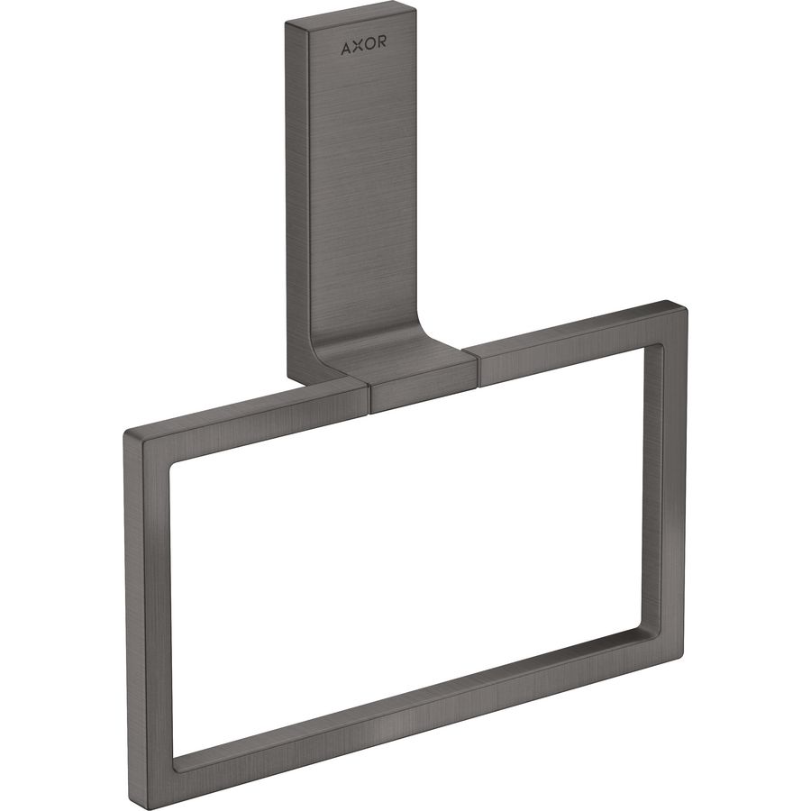 AXOR Universal Rectangular handdoekring Brushed Black Chrome