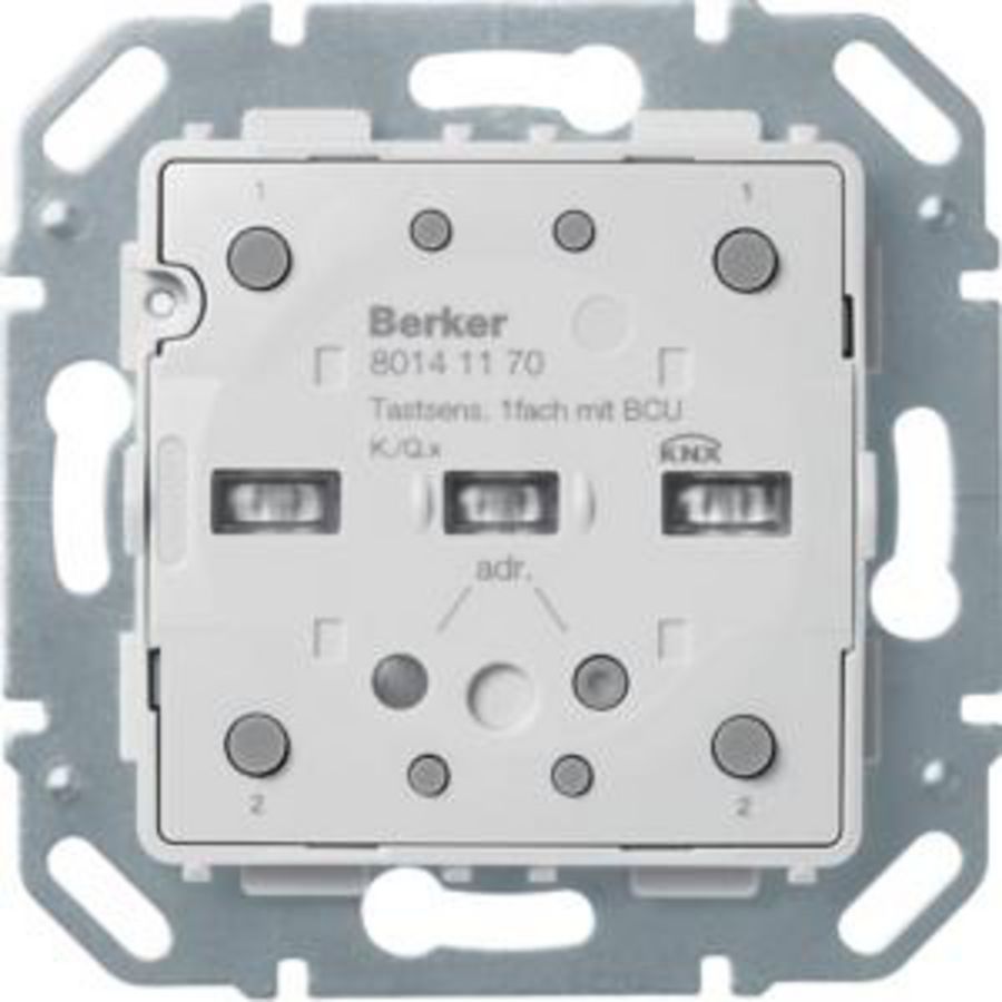 Drukknopmodule 1-v geintegreerde busaankoppelaar K/Q