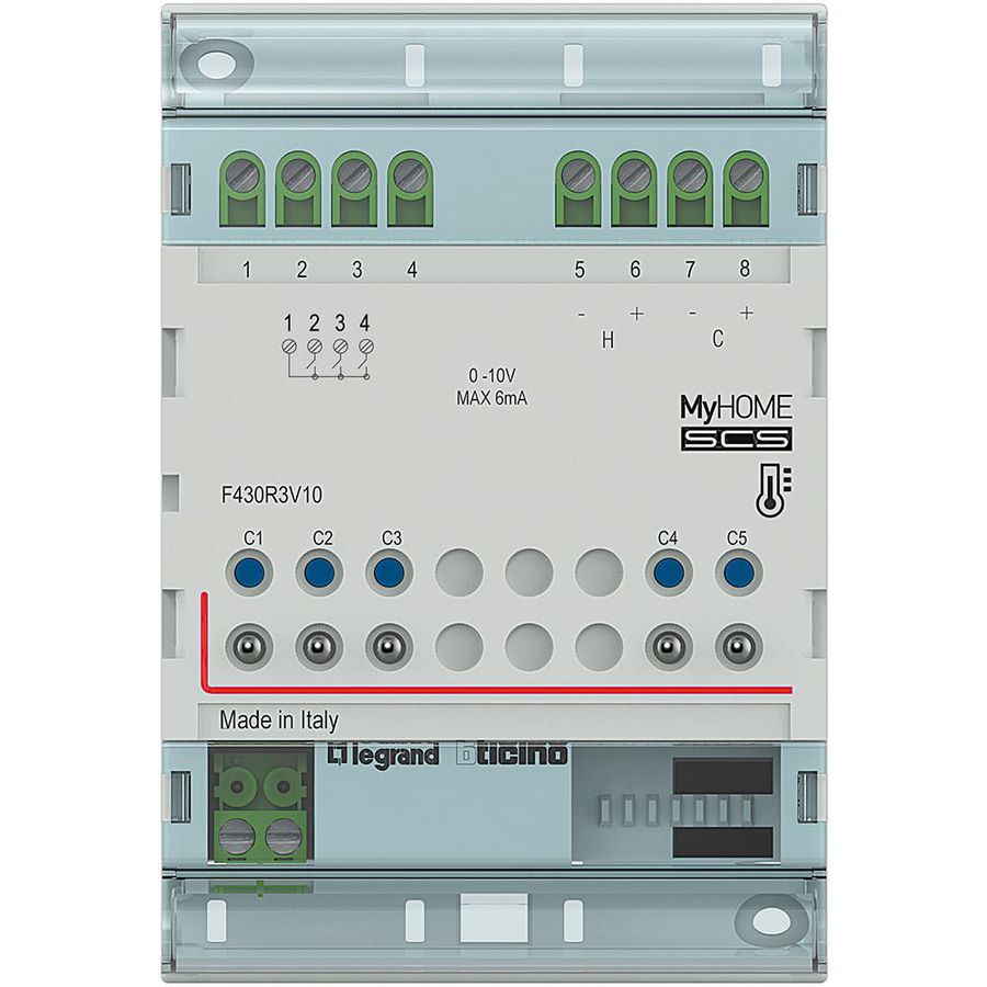 Actuator 3 uitgangen en 2x0-10V thermo My Home