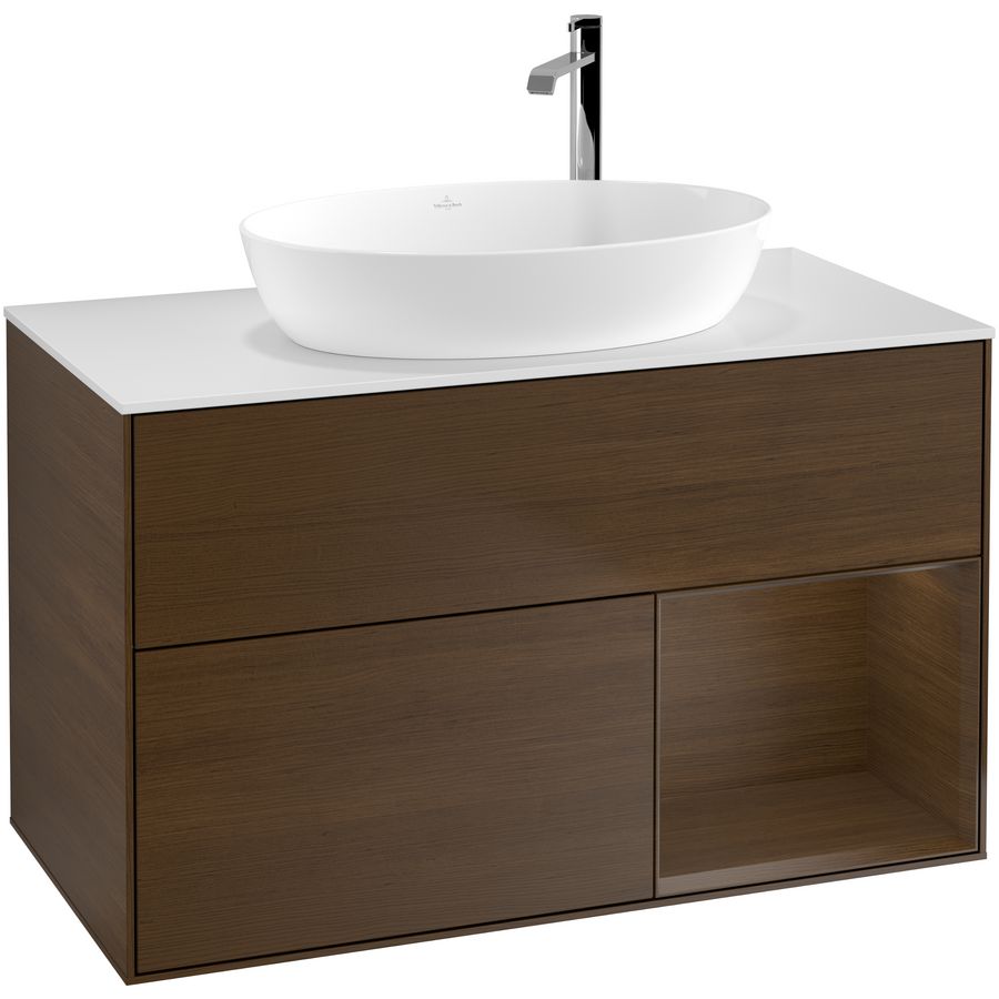 Wastafelonderkast Finion 1000x603x501mm W.Veneer F901GNGN
