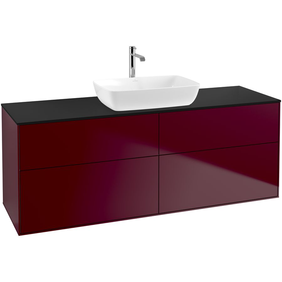 Wastafelonderkast Finion 1600x603x501mm Peony Matt Lacquer F85200HB