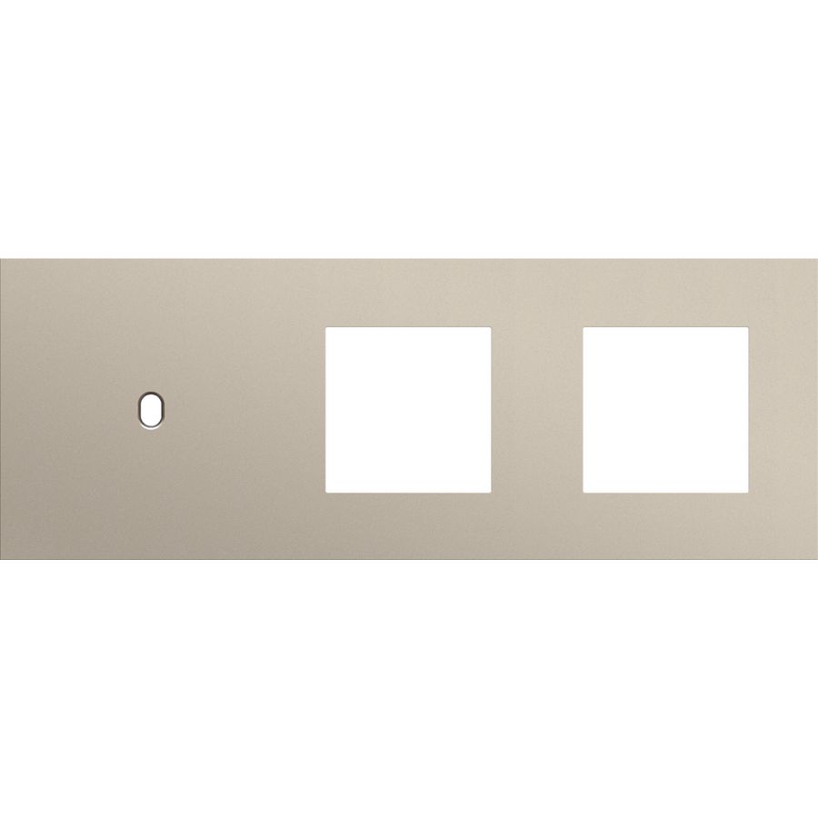 Afdekplaat 3-voud horiz. 71mm centerafst. 166-57705